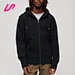 Stay comfy and stylish in our black zip up hoodie. Made from soft, durable materials, it's perfect for casual wear. Shop now!